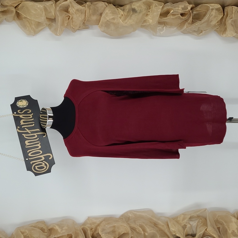Vertigo NWT Sleeveless Sweater Dress w/ Attached Shawl Women's sz. M